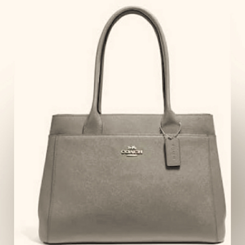COACH Designer Casey Leather Handbag Tote Purse Satchel